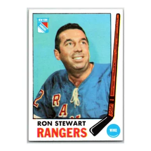 Ron Stewart New York Rangers Topps 1969