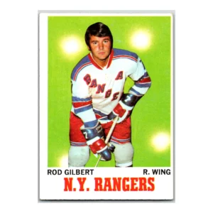 Rod Gilbert New York Rangers Topps 1970