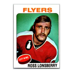 Ross Lonsberry Philadelphia Flyers Topps 1975