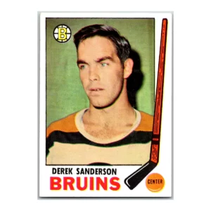 Derek Sanderson Boston Bruins Topps 1969