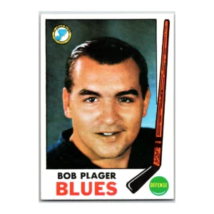 Bob Plager St. Louis Blues Topps 1969