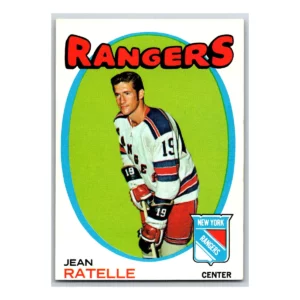 Jean Ratelle New York Rangers Topps 1971