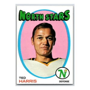 Ted Harris Minnesota North Stars Topps 1971