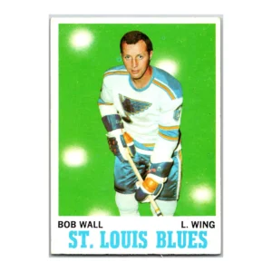 Bob Wall St. Louis Blues Topps 1970