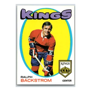 Ralph Backstrom Los Angeles Kings Topps 1971