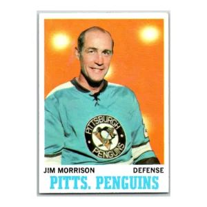 Jim Morrison Pittsburgh Penguins Topps 1970