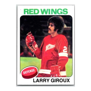 Larry Giroux Detroit Red Wings Topps 1975