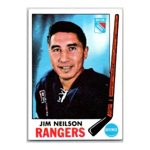 Jim Neilson New York Rangers Topps 1969