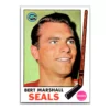 Bert Marshall Oakland Seals Topps 1969