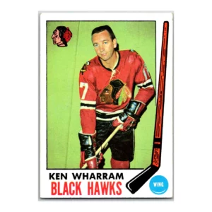 Ken Wharram Chicago Black Hawks Topps 1969