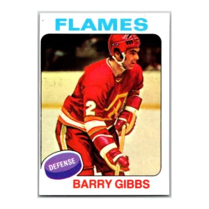 Barry Gibbs Atlanta Flames Topps 1975
