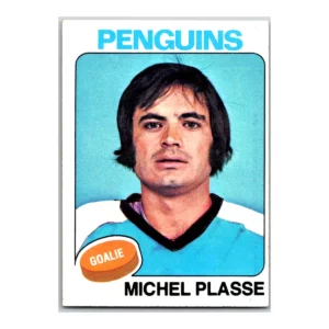 Michel Plasse Pittsburgh Penguins Topps 1975