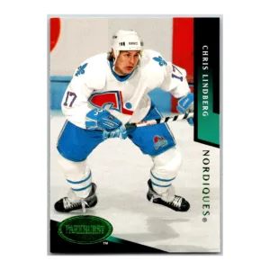 Chris Lindberg Quebec Nordiques Emerald Ice Parkhurst 1993