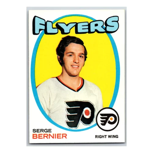 Serge Bernier Philadelphia Flyers Topps 1971