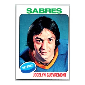 Jocelyn Guevremont Buffalo Sabres Topps 1975