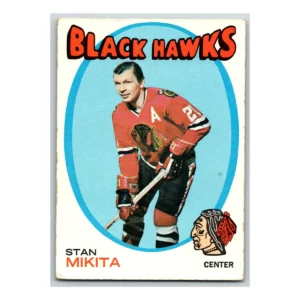 Stan Mikita Chicago Black Hawks Topps 1971