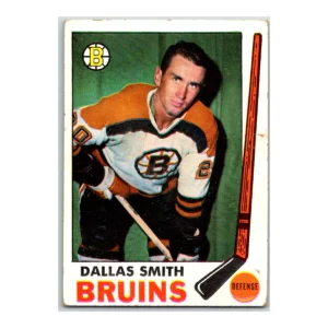 Dallas Smith Boston Bruins Topps 1969