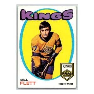 Bill Flett Los Angeles Kings Topps 1971