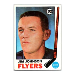 Jim Johnson Philadelphia Flyers Topps 1969