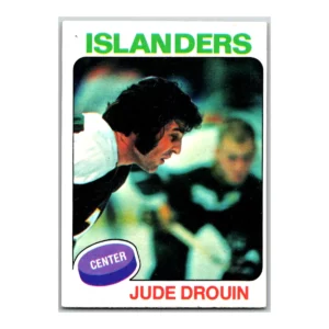 Jude Drouin New York Islanders Topps 1975