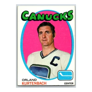 Orland Kurtenbach Vancouver Canucks Topps 1971