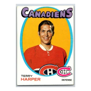 Terry Harper Montreal Canadiens Topps 1971