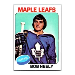 Bob Neely Toronto Maple Leafs Topps 1975