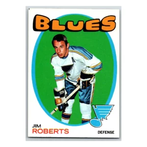 Jim Roberts St. Louis Blues Topps 1971