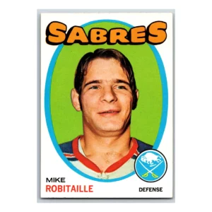 Mike Robitaille Buffalo Sabres Topps 1971