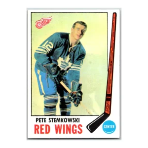 Pete Stemkowski Detroit Red Wings Topps 1969