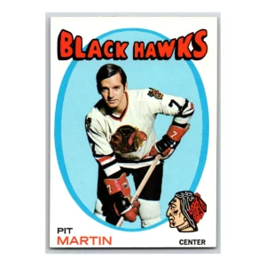Pit Martin Chicago Black Hawks Topps 1971