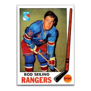 Rod Seiling New York Rangers Topps 1969