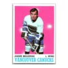 Andre Boudrias Vancouver Canucks Topps 1970