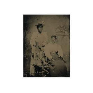 African American Women Tintype Photograph