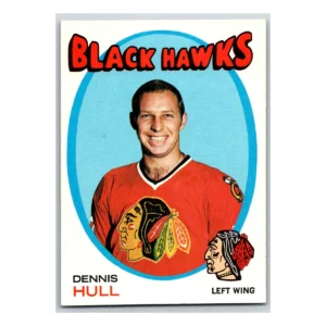 Dennis Hull Chicago Black Hawks Topps 1971