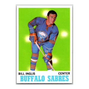 Bill Inglis Buffalo Sabres Topps 1970