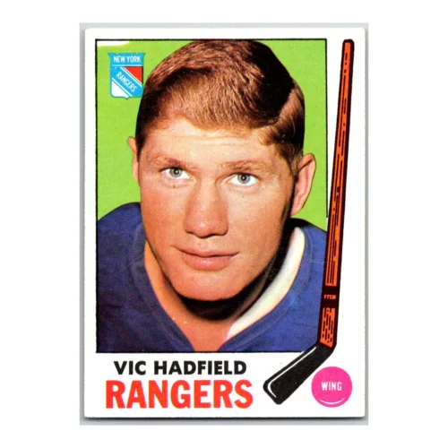 Vic Hadfield New York Rangers Topps 1969