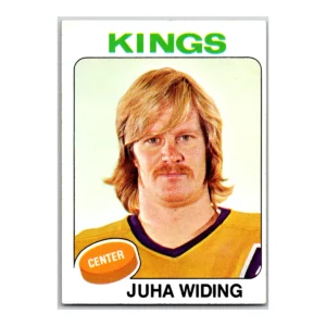 Juha Widing Los Angeles Kings Topps 1975