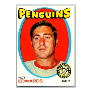 Roy Edwards Pittsburgh Penguins Topps 1971