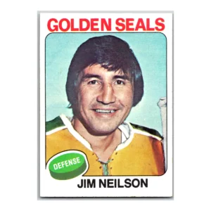 Jim Neilson California Golden Seals Topps 1975