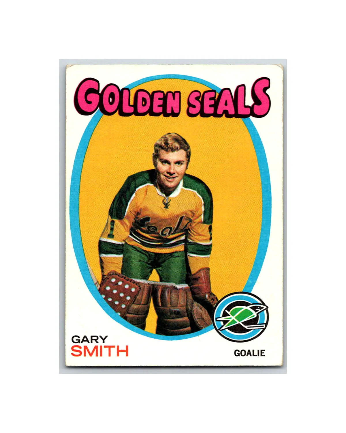 Gary Smith 1970 California Golden Seals Vintage Throwback NHL Jersey