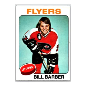Bill Barber Philadelphia Flyers Topps 1975