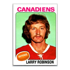 Larry Robinson Montreal Canadiens Topps 1975