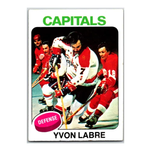 Yvon Labre Washington Capitals Topps 1975