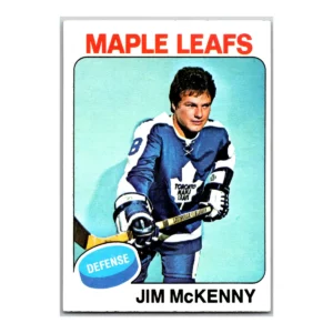 Jim McKenny Toronto Maple Leafs Topps 1975