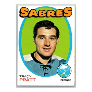 Tracy Pratt Buffalo Sabres Topps 1971