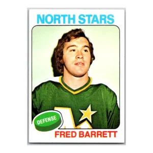 Fred Barrett Minnesota North Stars Topps 1975