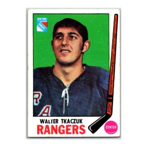 Walt Tkaczuk New York Rangers Topps 1969