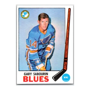 Gary Sabourin  St. Louis Blues Topps 1969