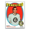 Dunc McCallum Pittsburgh Penguins Topps 1971